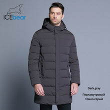 Load image into Gallery viewer, ICEbear 2019 Winter Jacket Men Hat Detachable Warm Coat Causal Parkas Cotton Padded Winter Jacket Men Clothing MWD18821D