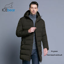 Load image into Gallery viewer, ICEbear 2019 Winter Jacket Men Hat Detachable Warm Coat Causal Parkas Cotton Padded Winter Jacket Men Clothing MWD18821D