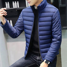Load image into Gallery viewer, New Vest Jacket Winter men's stand-up collar thickened warm down cotton jacket vest plus size casual cotton vest