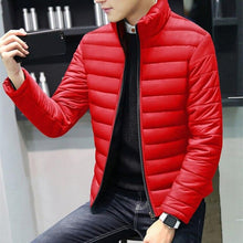 Load image into Gallery viewer, New Vest Jacket Winter men's stand-up collar thickened warm down cotton jacket vest plus size casual cotton vest